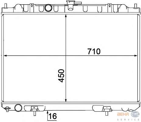 Радиатор, охлаждение двигателя