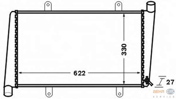 Радиатор, охлаждение двигателя