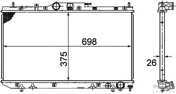 Радиатор, охлаждение двигателя