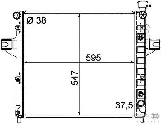 Радиатор, охлаждение двигателя