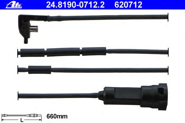 Сигнализатор, износ тормозных колодок