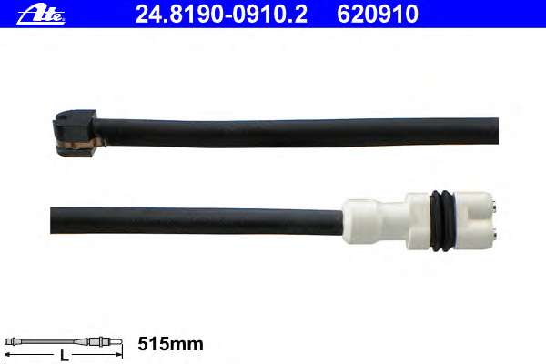 Сигнализатор, износ тормозных колодок