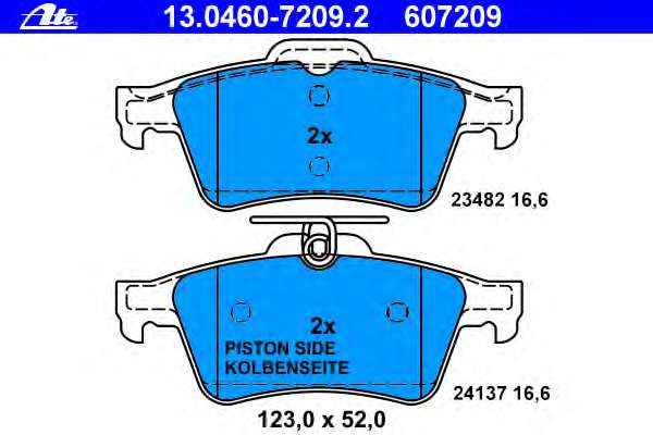 Гальмівні колодки, дискові