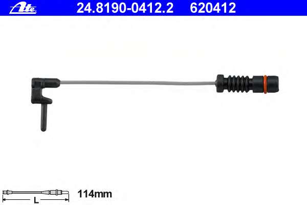 Сигнализатор, износ тормозных колодок