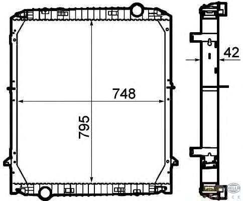 Радиатор, охлаждение двигателя