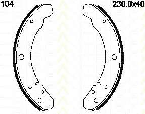 Комплект тормозных колодок
