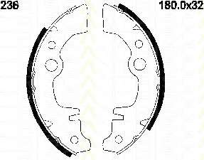 Комплект тормозных колодок, стояночная тормозная система