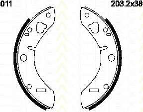 Комплект тормозных колодок