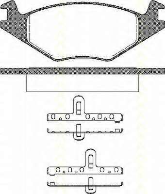 Комплект тормозных колодок, дисковый тормоз