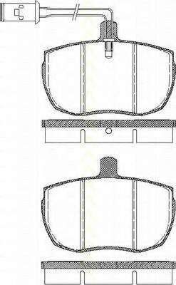Комплект тормозных колодок, дисковый тормоз