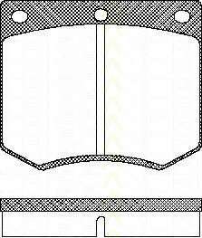 Комплект тормозных колодок, дисковый тормоз