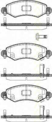 Комплект тормозных колодок, дисковый тормоз