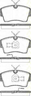 Комплект тормозных колодок, дисковый тормоз