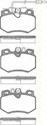 Гальмівні колодки, дискове гальмо (набір)