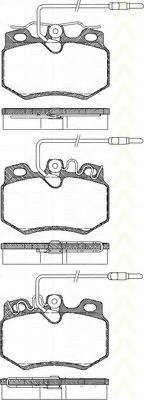 Комплект тормозных колодок, дисковый тормоз