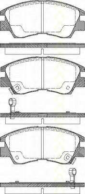 Комплект тормозных колодок, дисковый тормоз