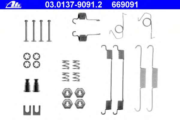 Комплектующие, тормозная колодка
