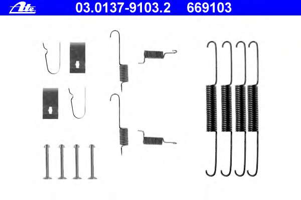 Комплектующие, тормозная колодка