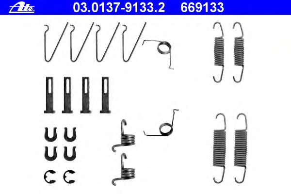 Комплектующие, тормозная колодка