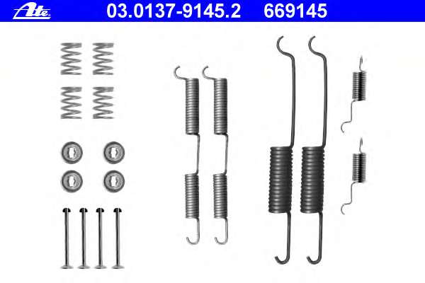 Комплектующие, тормозная колодка