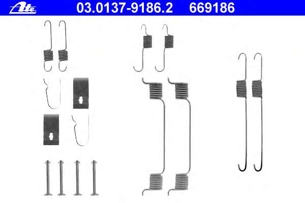 Комплектующие, тормозная колодка