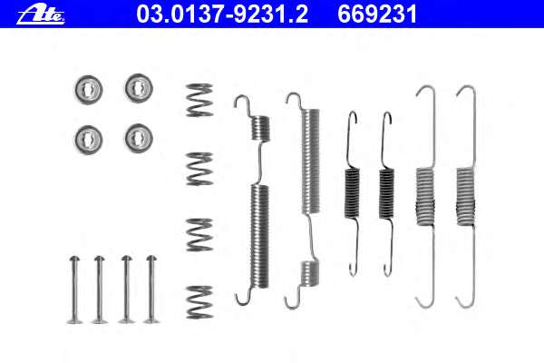 Комплектующие, тормозная колодка