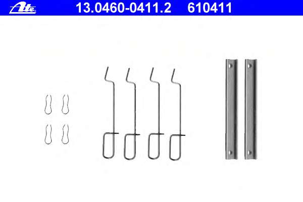 Комплектующие, колодки дискового тормоза