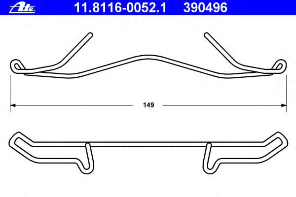 Пружина, тормозной суппорт