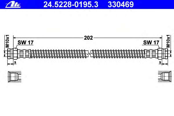 Шланг гальмівний