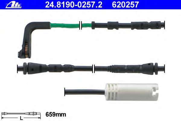 Сигнализатор, износ тормозных колодок