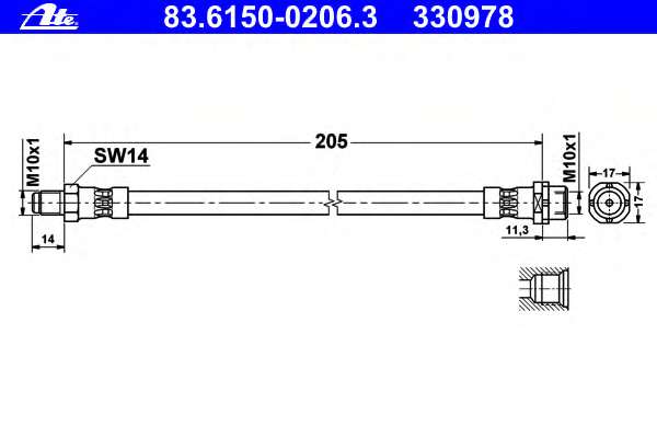 Тормозной шланг