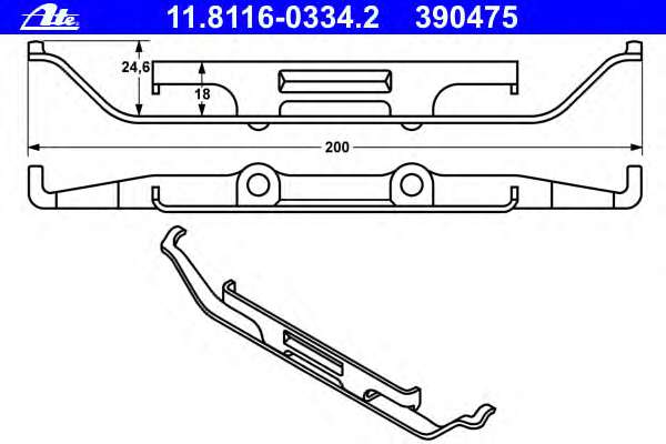 Пружина, тормозной суппорт