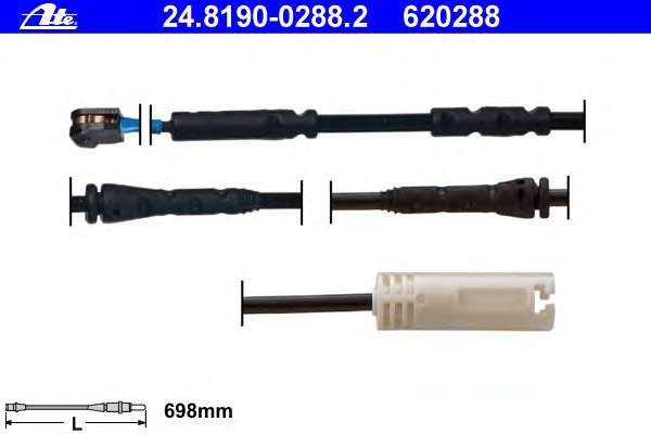 Сигнализатор, износ тормозных колодок