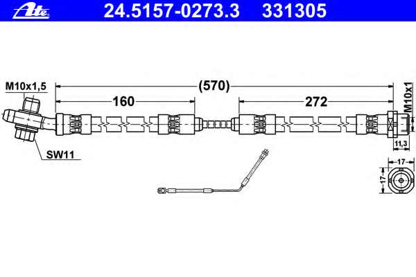 Тормозной шланг