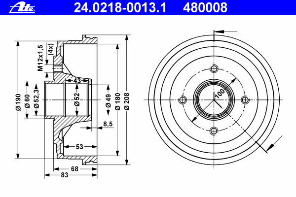 Тормозной барабан