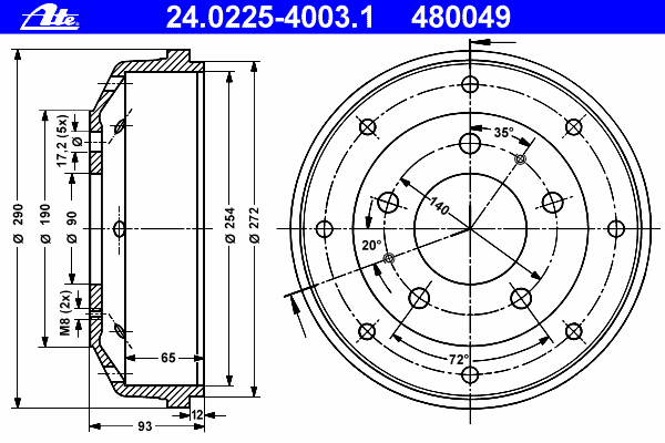 Тормозной барабан