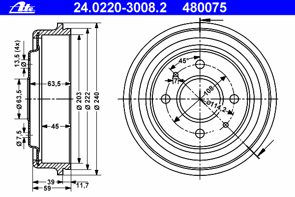 Тормозной барабан