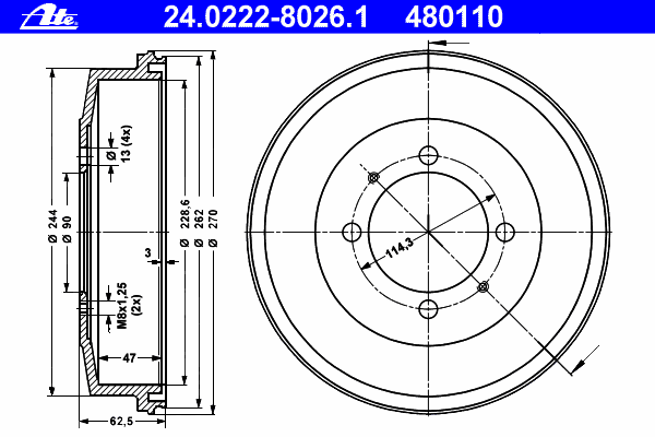 Тормозной барабан