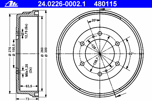 Тормозной барабан