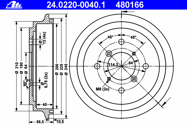 Тормозной барабан