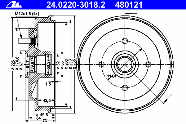 Тормозной барабан