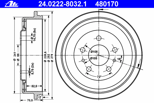 Тормозной барабан