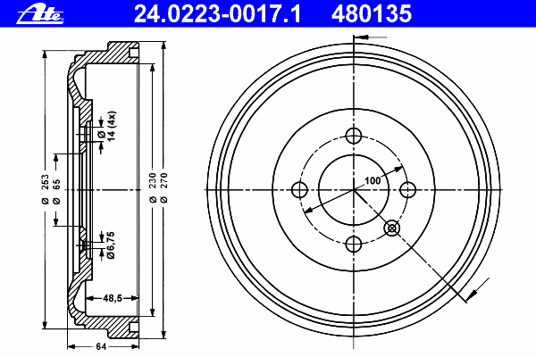 Тормозной барабан