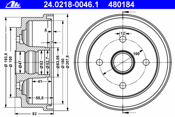 Тормозной барабан