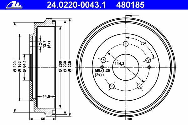 Тормозной барабан
