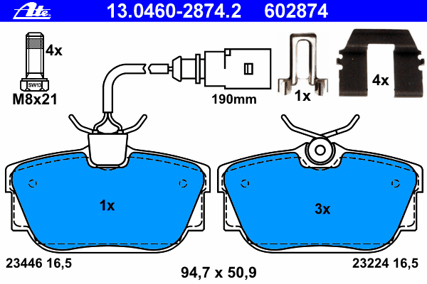 Гальмівні колодки, дискові