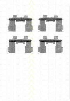 Комплектующие, колодки дискового тормоза