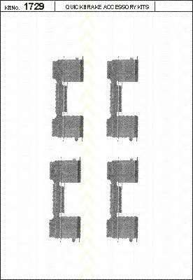 Комплектующие, колодки дискового тормоза