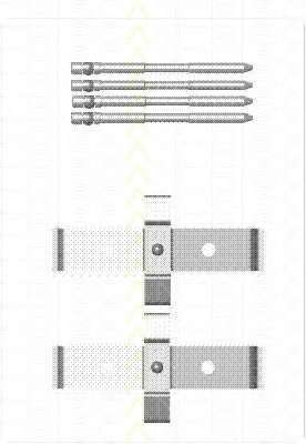 Комплектующие, колодки дискового тормоза