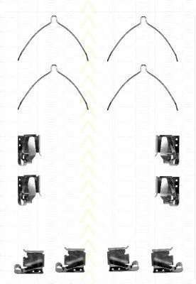 Комплектующие, колодки дискового тормоза